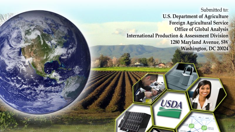 USDA Satellite Imagery Proposal Cover