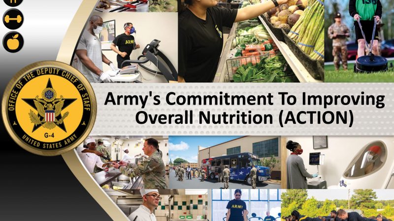 Army Commitment to Improving Overall Nutrition Social Media Post